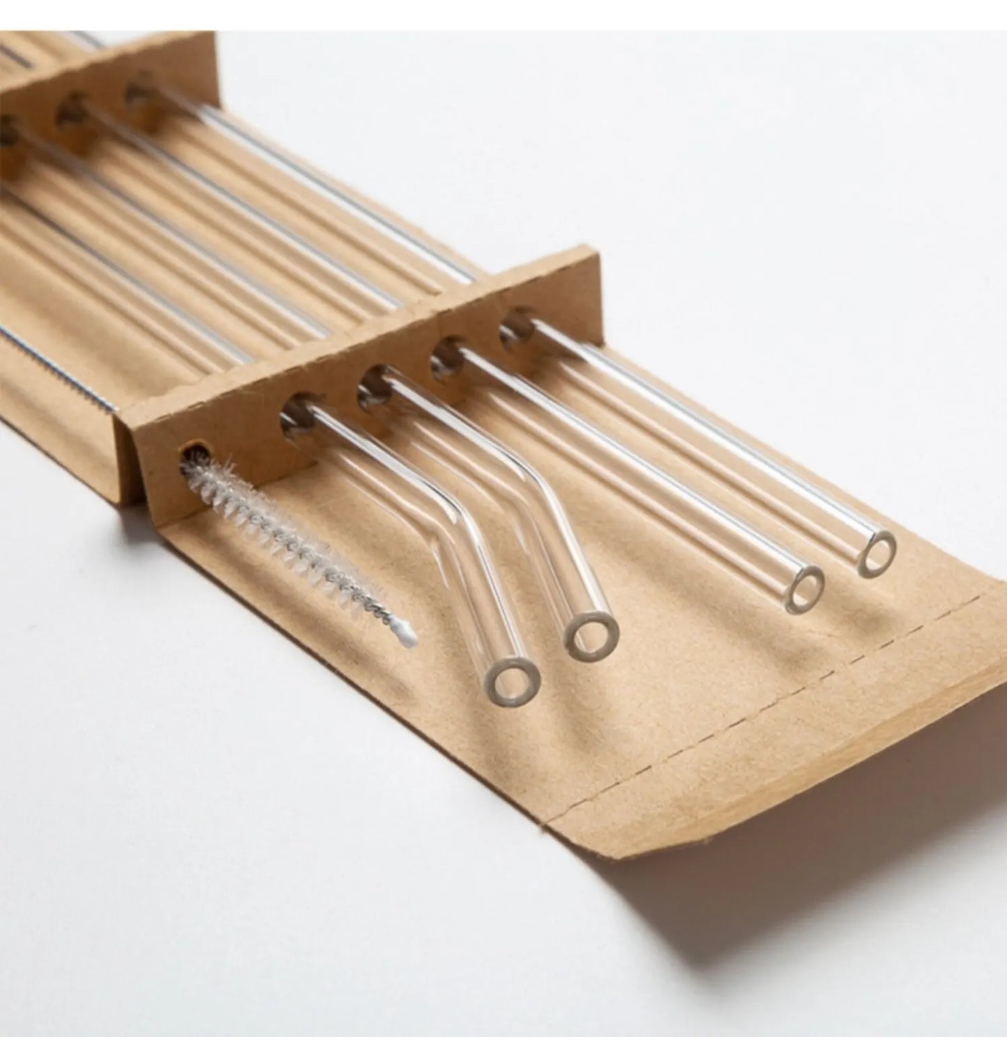 MioStraws - zestaw 5 szklanych słomek